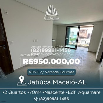apartment em Rua Doutor Augusto Cardoso, Jatiúca - Maceió - AL