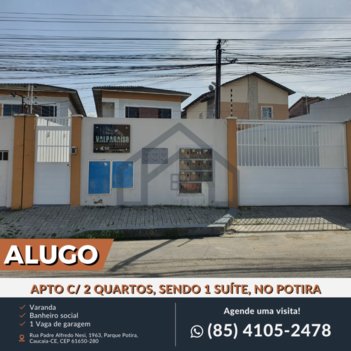 apartment em Rua Padre Alfredo Nesi, Parque Guadalajara (Jurema) - Caucaia - CE
