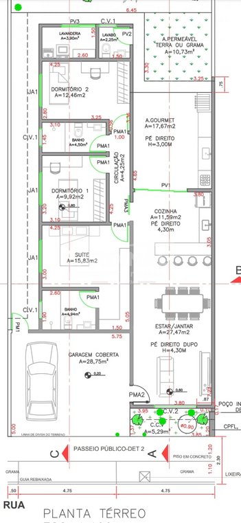 house em Avenida Francisco Falvo, Residencial Samambaia - São Carlos - SP