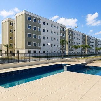 apartment em Rua Gerhard Barkemeyer, Vila Nova - Joinville - SC