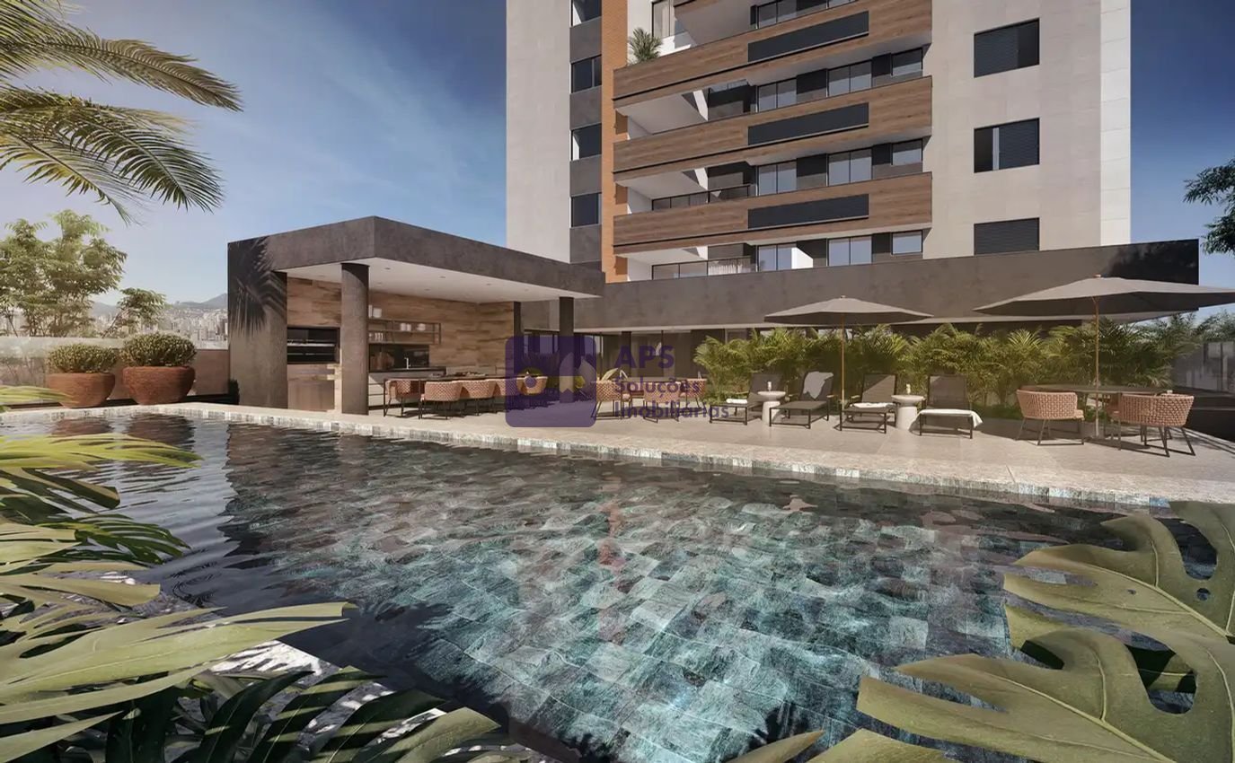 Piscina com espaço gourmet