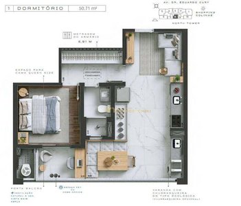 apartment em Avenida Doutor Eduardo Cury, Jardim das Colinas - São José dos Campos - SP