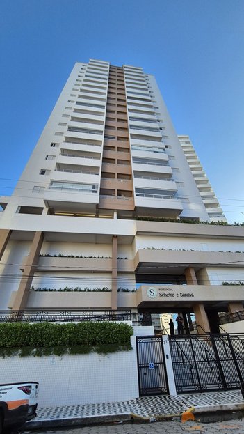 apartment em Rua Pero Vaz de Caminha, Aviação - Praia Grande - SP