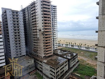 apartment em Rua Doutor Júlio de Mesquita Filho, Aviação - Praia Grande - SP
