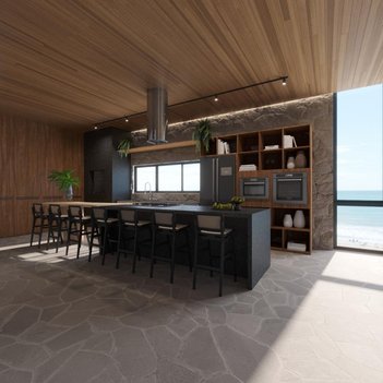 apartment em Delfim de Pádua Peixoto, Praia Brava de Itajaí - Itajaí - SC