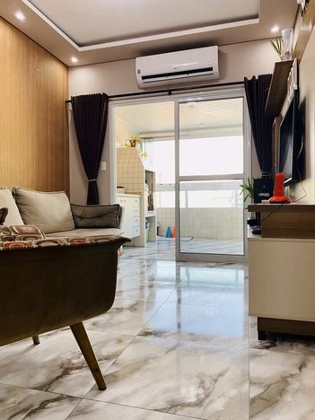 apartment em Rua Peru, Guilhermina - Praia Grande - SP