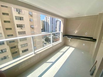 apartment em Rua Doutor João Sampaio, Guilhermina - Praia Grande - SP