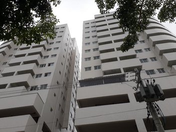 apartment em Avenida Juiz de Fora, Vila Voturua - São Vicente - SP