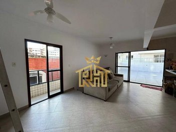 apartment em Rua Eponina, Aviação - Praia Grande - SP