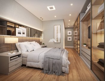 apartment em Rua Bom Jesus, Juvevê - Curitiba - PR