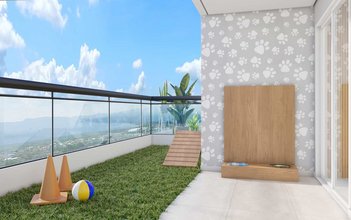 apartment em Rua Mococa, Boqueirão - Praia Grande - SP