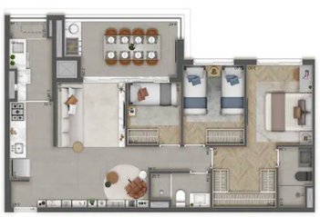 apartment em Rua Santa Rosa Júnior, Vila Pirajussara - São Paulo - SP