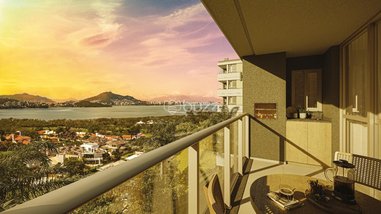 apartment em Estrada Haroldo Soares Glavan, Cacupé - Florianópolis - SC