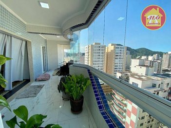 apartment em Rua Rui Barbosa, Canto do Forte - Praia Grande - SP