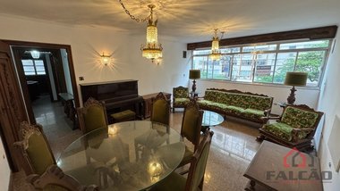 apartment em Avenida Doutor Bernardino de Campos, Gonzaga - Santos - SP