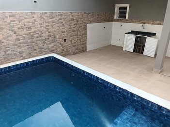 house em Avenida Brasil, Flórida Mirim - Mongaguá - SP