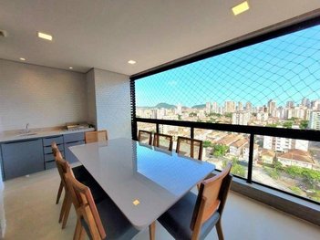 apartment em Rua Arabutan, Aparecida - Santos - SP