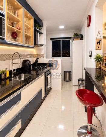 apartment em Rua Benedito José de Godoy, Jardim Anchieta - Mauá - SP