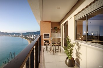 apartment em Avenida Antônio Joaquim Tavares, Centro - Penha - SC