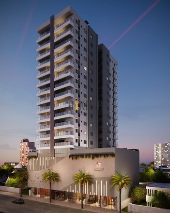 apartment em Rua 264, Meia Praia - Itapema - SC