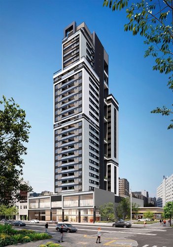 apartment em Avenida República Argentina, Água Verde - Curitiba - PR