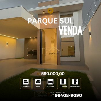 house em Rua G, Residencial Parque Sul - Montes Claros - MG