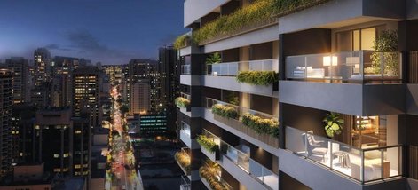 apartment em Rua Joaquim Floriano, Itaim Bibi - São Paulo - SP
