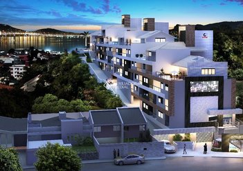 apartment em Rua da Fonte, Coqueiros - Florianópolis - SC