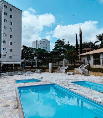 apartment em Alameda dos Flamingos, Cabral - Contagem - MG