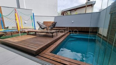 house em Rua da Quaresmeira Roxa, Cachoeira do Bom Jesus - Florianópolis - SC