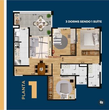 apartment em Rua 5, Vila Operária - Rio Claro - SP