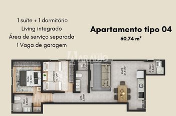 apartment em Rua Eredes Serpa, Cordeiros - Itajaí - SC