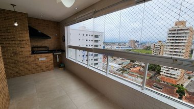 apartment em Avenida Carlos Martiniano de Andrade Bittencourt, Aviação - Praia Grande - SP