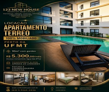 apartment em Avenida Fernando Correa da Costa, UFMT - Cuiabá - MT