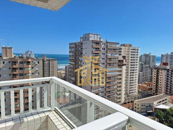 apartment em Rua Pero Vaz de Caminha, Aviação - Praia Grande - SP
