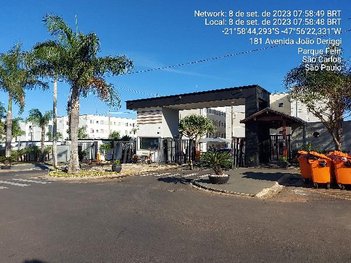 apartment em Servidão de Passagem João Deriggi, Parque Fehr - São Carlos - SP