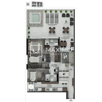 apartment em Rua São Jorge, Nossa Senhora do Rosário - São José - SC