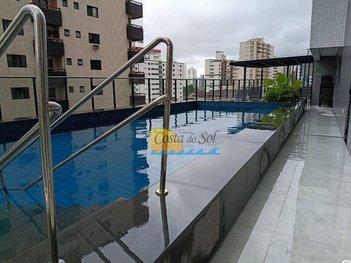 apartment em Rua Pero Vaz de Caminha, Aviação - Praia Grande - SP
