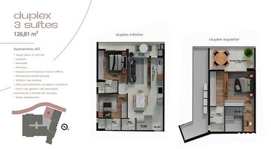 apartment em Natalicia Pereira, João Paulo - Florianópolis - SC