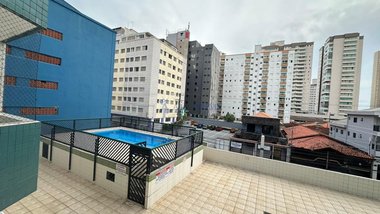 apartment em Rua Trinta e Um de Março, Mirim - Praia Grande - SP