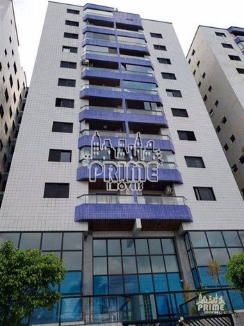 apartment em Rua Monteiro Lobato, Ocian - Praia Grande - SP