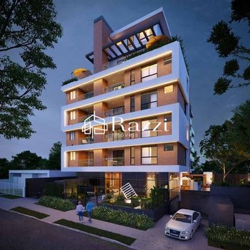 apartment em Rua Myltho Anselmo da Silva, Mercês - Curitiba - PR