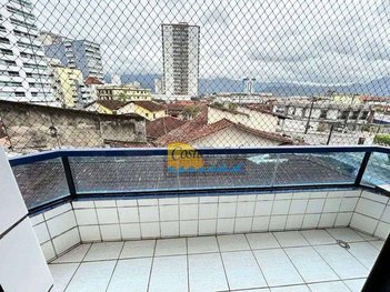 apartment em Rua São Benedito, Caiçara - Praia Grande - SP
