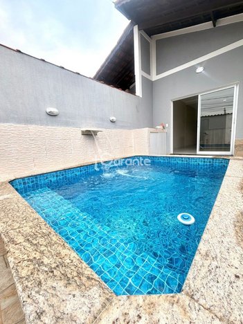 house em Avenida São Paulo, Plataforma - Mongaguá - SP