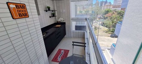 apartment em Rua Flamengo, Guilhermina - Praia Grande - SP
