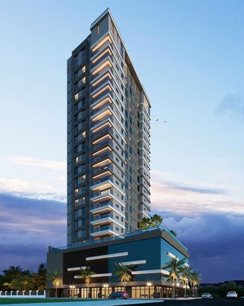 apartment em Rua 254 A, Meia Praia - Itapema - SC