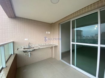 apartment em Rua Doutor Júlio de Mesquita Filho, Aviação - Praia Grande - SP