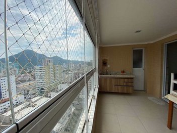 apartment em Avenida Rio Branco, Canto do Forte - Praia Grande - SP