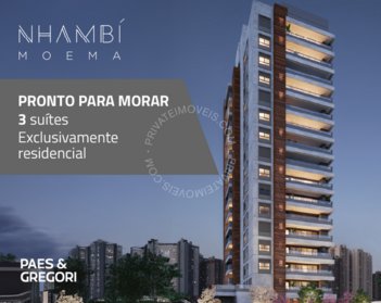 apartment em Alameda dos Nhambiquaras, Indianópolis - São Paulo - SP