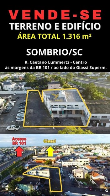 commercial_property em Rua Caetano Lummertz, Centro - Sombrio - SC